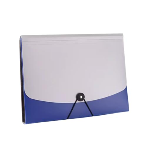 Expanding File Folder, Fächermappe A4 Akkordeon 13 Fächer Mehrfarbig(Blue) von VDCVADKYE