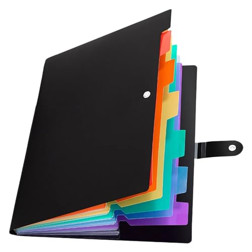 Expanding File Folder, Fächermappe A4 Schwarz Expanding File Folder, Fächermappe A4 Schwarz von VDCVADKYE