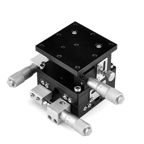 Getriebe Linearer Trimmschlitten Tisch, 3-Achsen-Lineartisch, 60 mm, Trimmplattform, Lager-Tuning-Schiebetisch, 2 Doppelkreuzschienen(LD60 LM 2) von VDCVADKYE