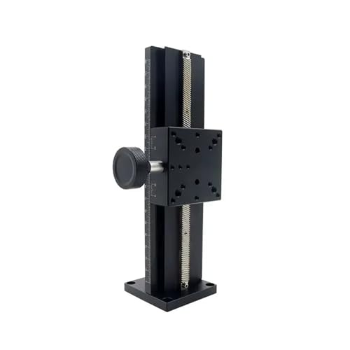 Getriebe Linearer Trimmschlitten Tisch, Manuelle Verschiebungs-Trimmplattform, Schwalbenschwanznut, linearer Langhub-Feineinstellungs-Schiebetisch(LWZ60 Z Axis 100mm) von VDCVADKYE