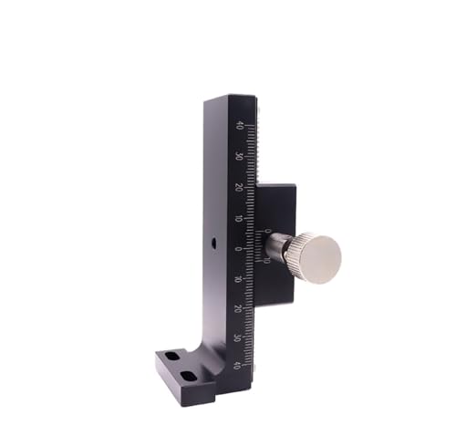 Getriebe Linearer Trimmschlitten Tisch, Z-Achsen-Schiebetisch for Fräsen von Schwalbenschwanznuten mit großer Reichweite, Plattform zur manuellen Verschiebung(70mm) von VDCVADKYE