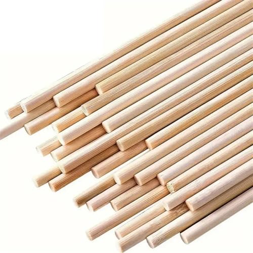 Holzdübelstangen, 4 mm Holzstäbe, Bastelmaterialien, 100 oder 500 Stück(500pcs) von VDCVADKYE