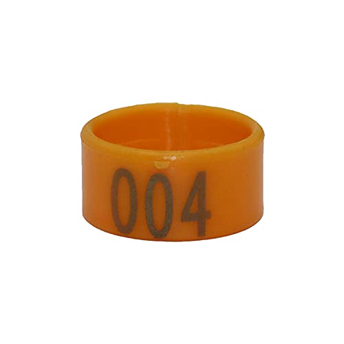 Hühnerbein Ringe， 100 Pcs 1.6/1.8/2,0 Cm Huhn Fuß Ring Tauben Identifikation Fuß Ring(Gold,1.8 cm) von VDCVADKYE