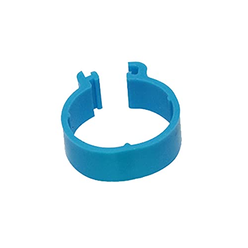 Hühnerbein Ringe， 210 Pcs Huhn Fuß Ring Innen Durchmesser 1,6 cm Kunststoff Schnalle Typ Clip Ringe(Blue) von VDCVADKYE