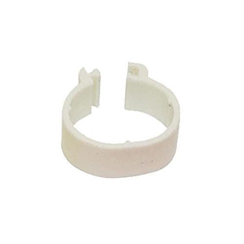 Hühnerbein Ringe， 210 Pcs Huhn Fuß Ring Innen Durchmesser 1,6 cm Kunststoff Schnalle Typ Clip Ringe(White) von VDCVADKYE