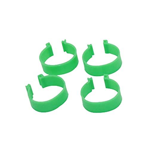 Hühnerbein Ringe， 60 Stück 2,5 cm Hühnerfußringe Clipring Wachtelfußringe(Green) von VDCVADKYE