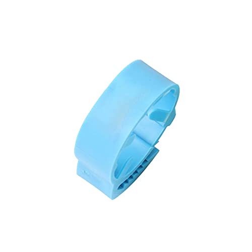 Hühnerbein Ringe， Verstellbarer Hühnerfußring ID 2,0~2,4 cm Nr. Anzahl Hühnergeflügel Flexible einziehbare Fußringe(Blue) von VDCVADKYE