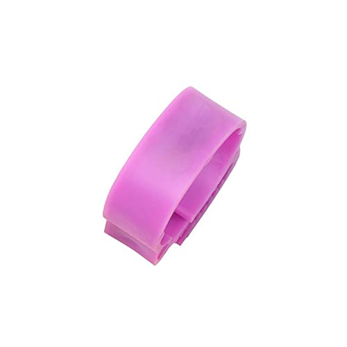 Hühnerbein Ringe， Verstellbarer Hühnerfußring ID 2,0~2,4 cm Nr. Anzahl Hühnergeflügel Flexible einziehbare Fußringe(Purple) von VDCVADKYE
