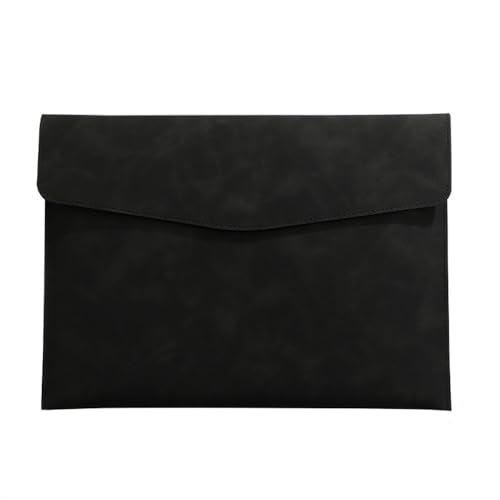 Lederumschlag Dokumententasche, A4 PU Leder Dokument Tasche Organizer Datei Halter 331x240mm Multicolor Pack Von 4(Black) von VDCVADKYE