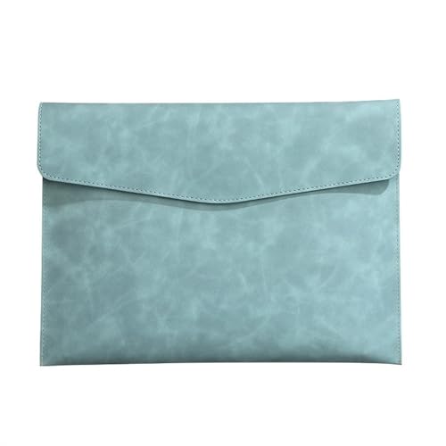 Lederumschlag Dokumententasche, A4 PU Leder Dokument Tasche Organizer Datei Halter 331x240mm Multicolor Pack Von 4(Blue) von VDCVADKYE