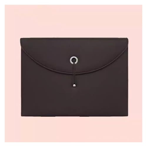 Lederumschlag Dokumententasche, Dokumentenmappe aus PU-Leder, mehrfarbig, 33 x 25 x 4,5 cm(Brown) von VDCVADKYE