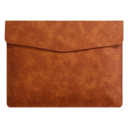 Lederumschlag Dokumententasche, Dokumententasche aus PU-Leder, Akten-Organizer, 245 x 330 mm, Braun, 4 Stück Lederumschlag Dokumententasche, Dokumententasche aus PU-Leder, Akten-Organizer, 245 x 330 mm, Braun, 4 Stück von VDCVADKYE