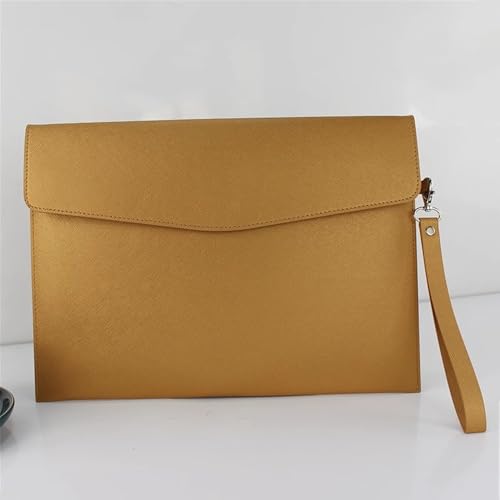 Lederumschlag Dokumententasche, Dokumententasche aus PU-Leder, mehrfarbig, 235 x 330 mm(Brown) von VDCVADKYE