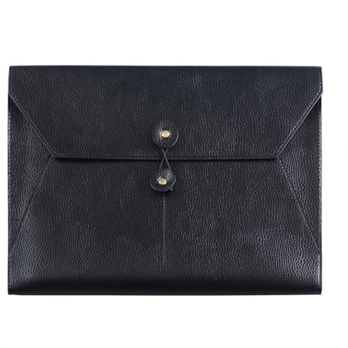 Lederumschlag Dokumententasche, Leder-Dokumentenhalter, Dateiordner, Organizer, Tasche, 335 x 240 mm, mehrfarbig(Black) von VDCVADKYE
