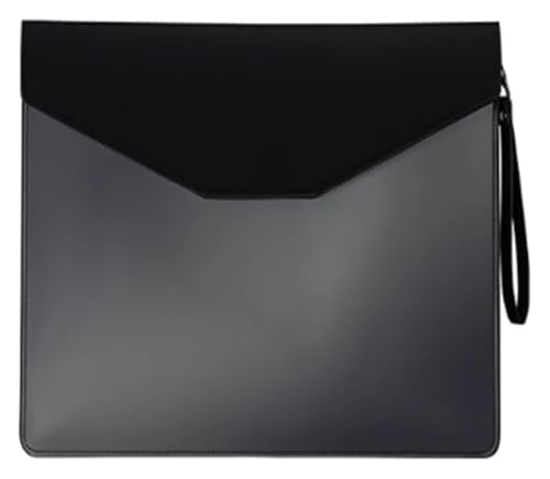 Lederumschlag Dokumententasche, PU-Dokumententasche, Datei-Organizer, mehrfarbig, 26,1 x 34,2 cm(Black) von VDCVADKYE