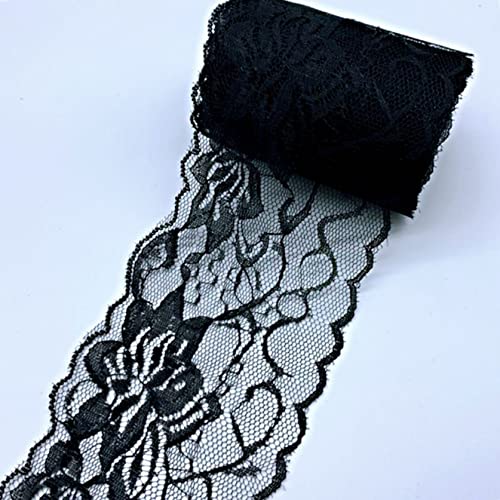 Spitzenborte,Spitzenband 3,1" Spitzenband mit Blumenmuster, Spitzenstoffband in verschiedenen Farben, Besatzband for selbstgemachtes Stirnband, Blumenstrauß-Dekor(3,5.4 Yards) von VDCVADKYE