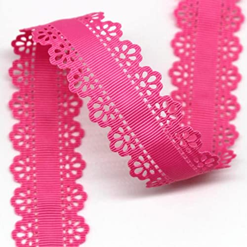 Spitzenborte,Spitzenband Ripsband, 30 mm, 9,1 m, mit ausgehöhlten Spitzenkanten, for Nähen von Spitzenbesatz for Heimwerkerarbeiten, Verpacken(11) von VDCVADKYE