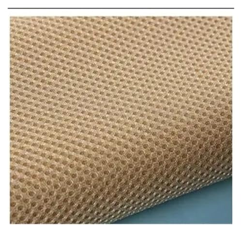 VDCVADKYE Lautsprecher Mesh Grill Stereo Stoff ， Lautsprecher-Netzstoffe for Stereo-Soundbox, dick, atmungsaktiv(Beige,100CMX150CM-180 GSM) von VDCVADKYE