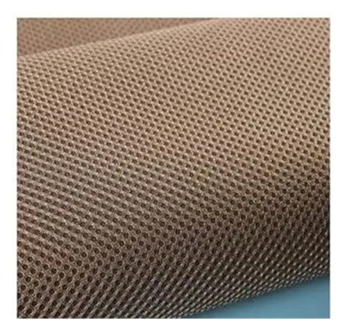 VDCVADKYE Lautsprecher Mesh Grill Stereo Stoff ， Lautsprecher-Netzstoffe for Stereo-Soundbox, dick, atmungsaktiv(Khaki,50CMX150CM-180 GSM) von VDCVADKYE