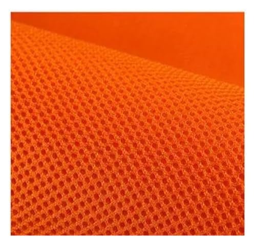 VDCVADKYE Lautsprecher Mesh Grill Stereo Stoff ， Lautsprecher-Netzstoffe for Stereo-Soundbox, dick, atmungsaktiv(Orange,100CMX150CM-180 GSM) von VDCVADKYE