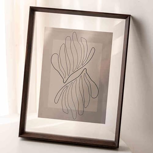 VDCVADKYE Portrait Fotorahmen ， Doppelseitiger transparenter Bilderrahmen aus Holz und Acryl, Mehrfarbig, mehrere Größen (6–20 Zoll, quadratisch)(Black Walnut Color,Square 10-inch) von VDCVADKYE