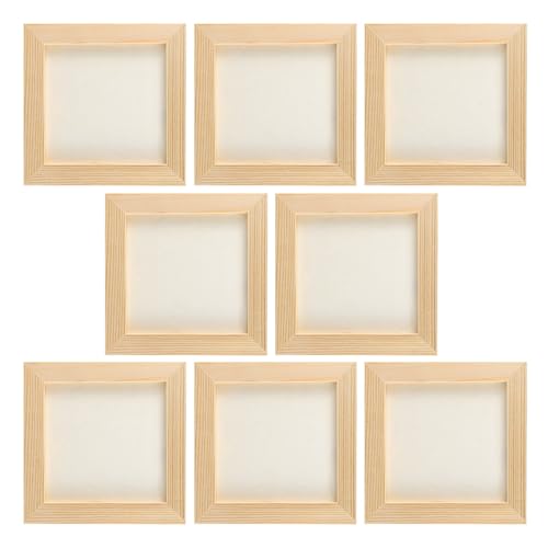 VDCVADKYE Portrait Fotorahmen , Holz-Fotorahmen, 5er-Pack, DIY-Leer-Bastel-Bilderrahmen aus Ton, 15 x 15 cm VDCVADKYE Portrait Fotorahmen , Holz-Fotorahmen, 5er-Pack, DIY-Leer-Bastel-Bilderrahmen aus Ton, 15 x 15 cm von VDCVADKYE