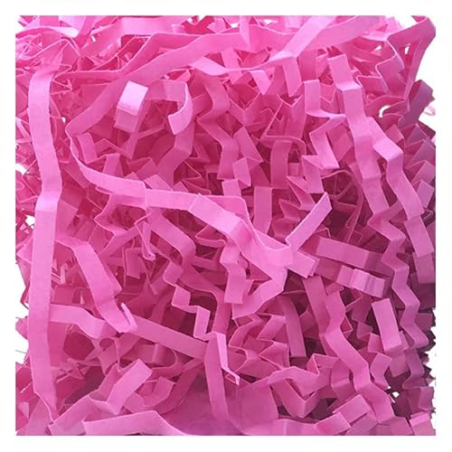Zerkleinertes Seidenpapier, 100–400 g gewelltes Papierschnitzel, vielseitig verwendbar als Geschenkfüller(Rose Red,100g) von VDCVADKYE