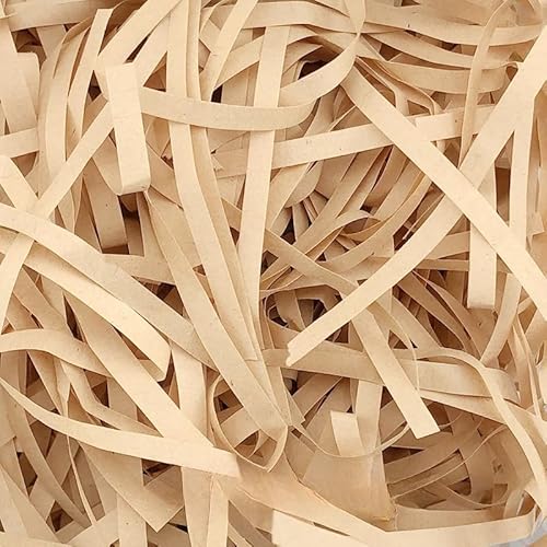 Zerkleinertes Seidenpapier, 100–500 g geschnittenes, geschreddertes Papier als Geschenkfüller, freundliche, leichte Füller(Light Camel,100g) von VDCVADKYE