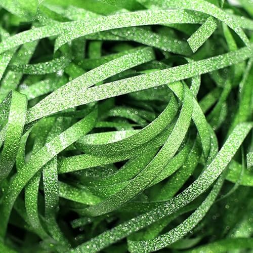 Zerkleinertes Seidenpapier, 60–400 g schillernde, geschnittene Papierschnitzel als Füllmaterial for vielseitige Geschenke(Green,100g) von VDCVADKYE