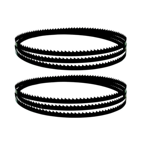 VDLLQYN, 2 Stück 2215 x 6,35 x 0,35 mm Bandsägeblätter, 4 TPI SK5 Bandsägeblätter for Schneiden von Holz, PVC, dünnem Aluminium ,Bandsägeblätter VDLLQYN, 2 Stück 2215 x 6,35 x 0,35 mm Bandsägeblätter, 4 TPI SK5 Bandsägeblätter for Schneiden von Holz, PVC, dünnem Aluminium ,Bandsägeblätter von VDLLQYN