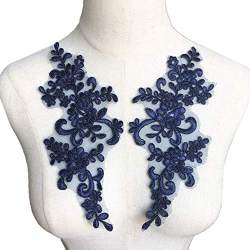 VDLLQYN, 2 Stücke Stickerei Blume Spitze Applique Net Trim for Hochzeit Kleid & Braut DIY Handwerk,Stickerei Aufnäher VDLLQYN, 2 Stücke Stickerei Blume Spitze Applique Net Trim for Hochzeit Kleid & Braut DIY Handwerk,Stickerei Aufnäher von VDLLQYN