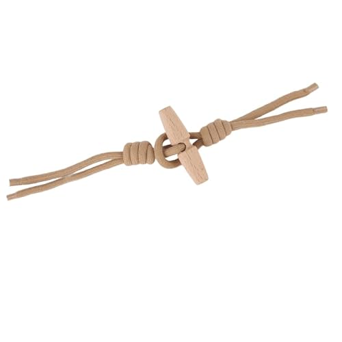 VDLLQYN, 25 x 5 cm, 6 Paar mit Seil-Knebelverschlussknöpfen, Leder-Knebelknopf for Aufnähen, Knebelverschluss for Mantel, Strickwaren, Strickjacken, Jacken,Chinesische Knöpfe(Size 12 Style Khaki) von VDLLQYN