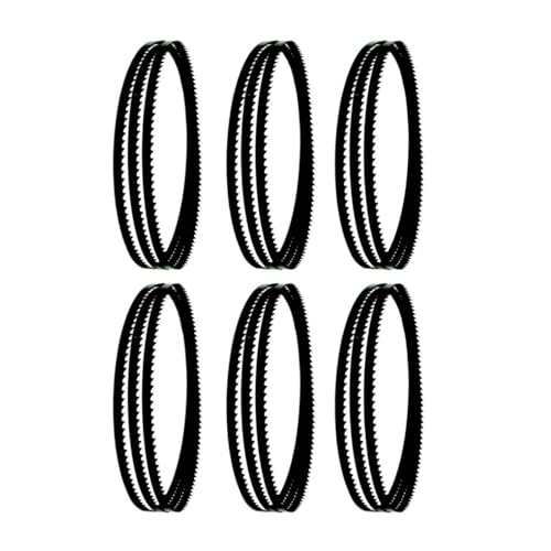 VDLLQYN, 6 Stück 2240 x 6,35 x 0,35 mm/88 x 1/4 x 0,014 Zoll Bandsägeblätter 4 6 10 14 TPI zur Auswahl, SK5 Bandsägeblätter aus Kohlenstofffederstahl, 170820 ，Bandsägeblätter(4 Tpi) von VDLLQYN