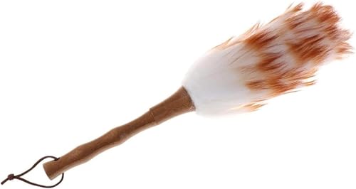 VDLLQYN, Royal Duster Staubwedel-Set – Antistatische Staubbürste aus Wolle mit Holzgriff for eine effiziente Staubreinigung ，Staubsammler(Multi Colored) von VDLLQYN