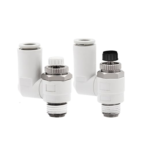VDOQTLJT 1 Stück Pneumatisches Verbindungsstück Geschwindigkeitsregelventil Luftverbindungsrohrverbindung AS1301F/2301F/3301F/4301F-M5 01 02 03(As2311f-01-06s) von VDOQTLJT