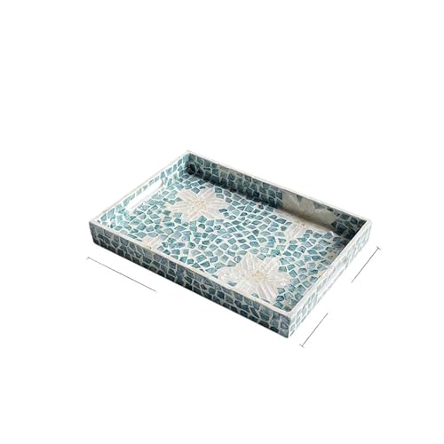 Nordic Color Full Shell Tray Light Luxury Restaurant Kuchen Dessert Brot Aufbewahrungskorb Home Wohnzimmer Dekoration Aufbewahrungstablett(1PCS Style C) von VDSRPSDLQ