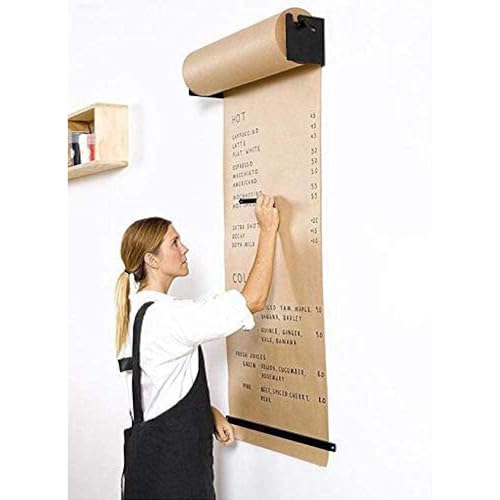 VECNUM Wandmontierte Kraftrolle Übergroße An Der Wand Montierte Papierrolle 1 Spender 1 Kraftpapier 1 Papierhalterung Für Bürobedarf Studiobedarf Kinderzimmerdekoration,60cm VECNUM Wandmontierte Kraftrolle Übergroße An Der Wand Montierte Papierrolle 1 Spender 1 Kraftpapier 1 Papierhalterung Für Bürobedarf Studiobedarf Kinderzimmerdekoration,60cm von VECNUM