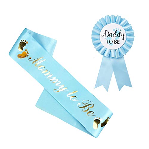 VEED Mama zu Sein Schärpe Papa zu Sein Abzeichen Kit Baby Shower Dekoration Geschlecht offenbart VEED Mama zu Sein Schärpe Papa zu Sein Abzeichen Kit Baby Shower Dekoration Geschlecht offenbart von Tokiso