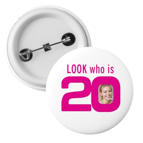 Buttons Selber Machen, Pins Anstecker Personalisiert mit Foto Text Logo, Anstecker Pin Brosche Buttons zum Selbstgestalten von VEELU