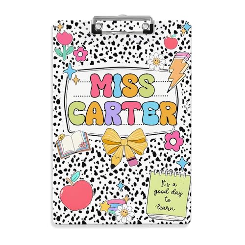 Personalisiertes Klemmbrett A4, Personalisierte Geschenke Lehrer, Lehrer Geschenk Acryl-Klemmbrett A4 Standardbriefgröße Personalisiertes Klemmbrett A4, Personalisierte Geschenke Lehrer, Lehrer Geschenk Acryl-Klemmbrett A4 Standardbriefgröße von VEELU