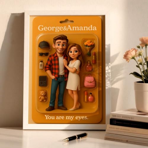VEELU Personalisierte Geschenke für Ihn - 2D Mini Mich Figuren Personalisiert mit Foto & Ihr Zubehör, Lustige Geschenke Holz Bilderrahmen Geschenk Jahrestag geschenk für sie VEELU Personalisierte Geschenke für Ihn - 2D Mini Mich Figuren Personalisiert mit Foto & Ihr Zubehör, Lustige Geschenke Holz Bilderrahmen Geschenk Jahrestag geschenk für sie von VEELU