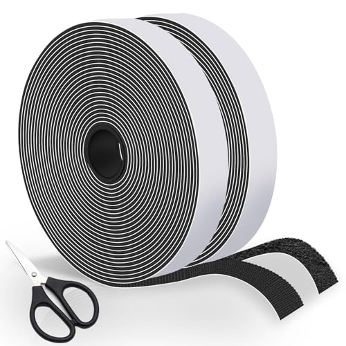 VEGCOO Klettband Selbstklebend Extra Stark,20MM x 12M Doppelseitiges Klebeband Starkes Doppelseitiges Klebeband Schneidbares Klettverschluss Selbstklebend für Messen Teppiche etc. VEGCOO Klettband Selbstklebend Extra Stark,20MM x 12M Doppelseitiges Klebeband Starkes Doppelseitiges Klebeband Schneidbares Klettverschluss Selbstklebend für Messen Teppiche etc. von VEGCOO