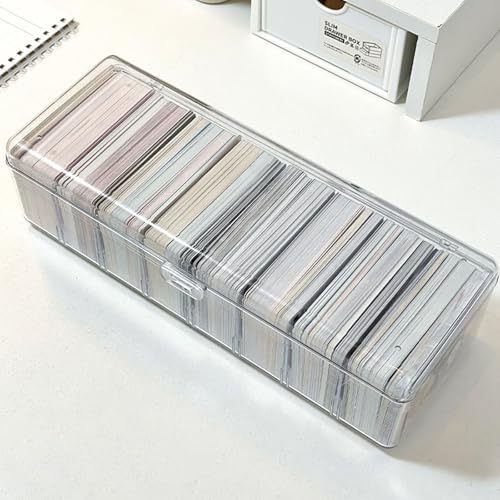 VEGOATY Karteikarten Box Groß: 8 Fächer Mit Abnehmbaren Trennwänden, 24,8 x 10 x 7,5 cm Transparente Karteikartenbox Mit Deckel Für Bis Zu 700 Karten Für Visitenkarten, Für Büro & Zuhause VEGOATY Karteikarten Box Groß: 8 Fächer Mit Abnehmbaren Trennwänden, 24,8 x 10 x 7,5 cm Transparente Karteikartenbox Mit Deckel Für Bis Zu 700 Karten Für Visitenkarten, Für Büro & Zuhause von VEGOATY