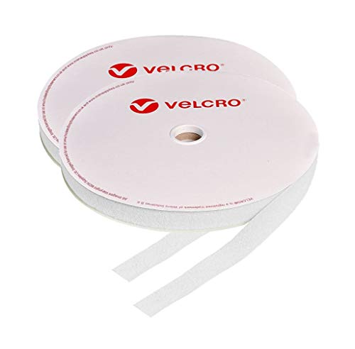 VELCRO Brand Klettband, 10 mm, Weiß, 10 m Rollen von VELCRO Brand