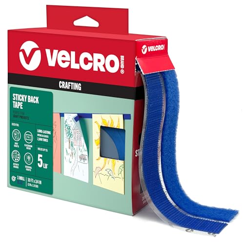 VELCRO(R) Brand Sticky Back Tape .75"X10'-Blue von VELCRO Brand