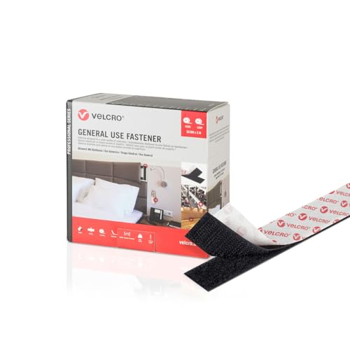 Velcro Doppelseitiges Klebeband, schwarz, 50 mm x 5 m, Marke EAN: 8412355200066 Velcro Doppelseitiges Klebeband, schwarz, 50 mm x 5 m, Marke EAN: 8412355200066 von VELCRO Brand