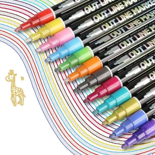 VELLES Acrylstifte für Steine Bemalen Set 12 Acryl stifte Steinmalstifte Wasserfest Acrylfarben Marker zum Steinmalerei Stein Holz Textil Keramik Glasmalstifte Lackstifte Multimarker Acryl Painter VELLES Acrylstifte für Steine Bemalen Set 12 Acryl stifte Steinmalstifte Wasserfest Acrylfarben Marker zum Steinmalerei Stein Holz Textil Keramik Glasmalstifte Lackstifte Multimarker Acryl Painter von VELLES