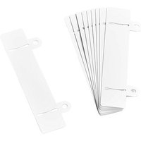 VELOFLEX Heftstreifen weiß Kunststoff, 10 St. von VELOFLEX