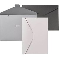 3 VELOFLEX Dokumententaschen Grey Elegance DIN A4 farbsortiert matt 240 g von VELOFLEX