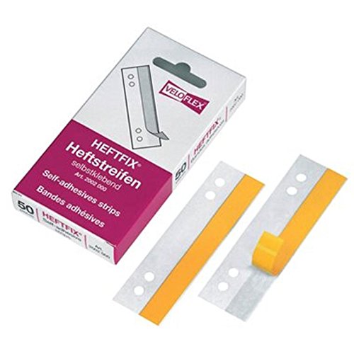 Heftstreifen HEFTFIX®, 10,5cm lang, PG=100ST, transparent von VELOFLEX